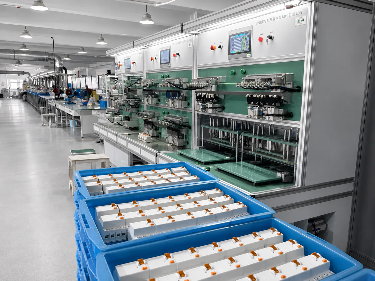 VIOX automated electrical manufacturing equipment