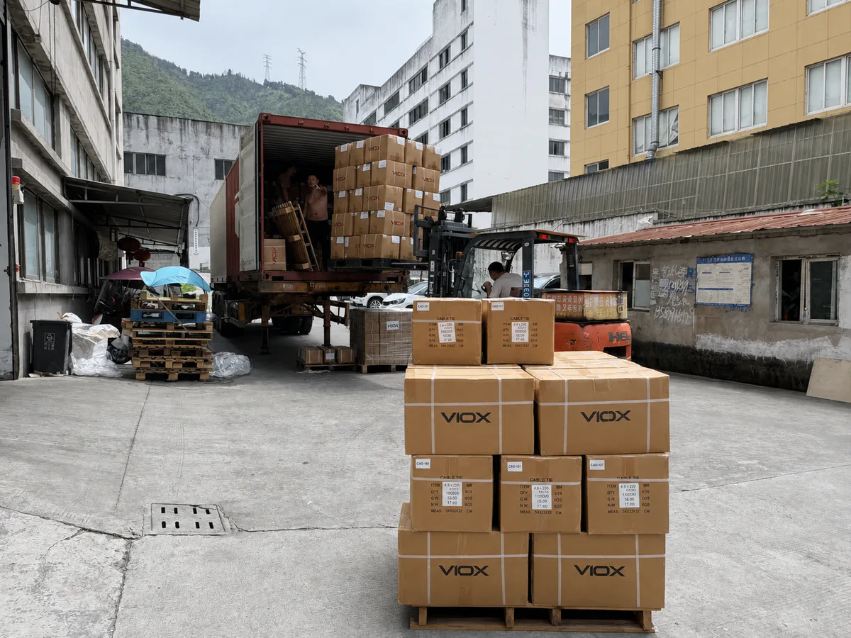 VIOX finished products prepared for shipment
