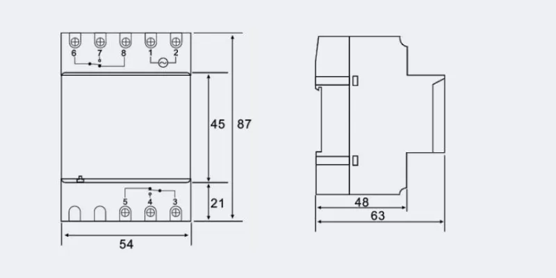 VIOX-Digital Timer Switch THC8A-1C