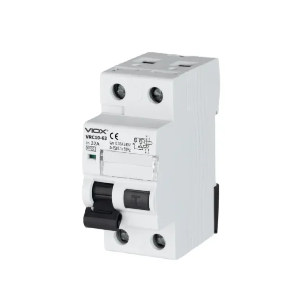 VIOX VCL10-63 2P 6kA 25-63A RCBO