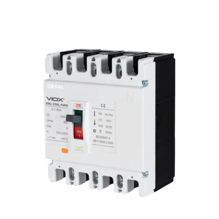 VIOX VM1-250L/4300 160A 35/25kA MCCB