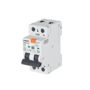 VIOX VRO5-80 Magnetic Type 2P 32A 6kA Low Voltage RCBO Electronic Circuit Breaker