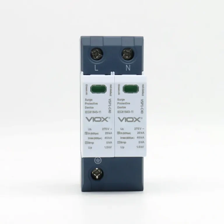 VIOX VSP1-C40/2(S) Pluggable Single-Pole SPD