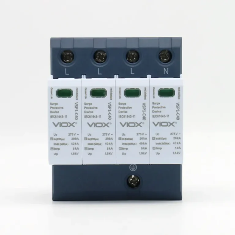 VIOX VSP1-C40/4(S) Pluggable Multi-Pole SPD