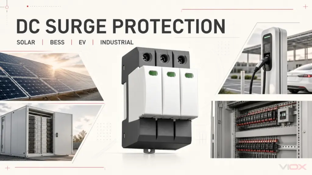Thiết bị chống sét lan truyền DC: Hướng dẫn lựa chọn cho điện mặt trời PV, BESS, sạc xe điện và các ứng dụng DC công nghiệp