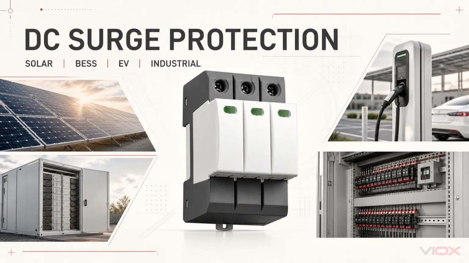 DC Surge Protection Devices: PV, BESS, EV & Industrial