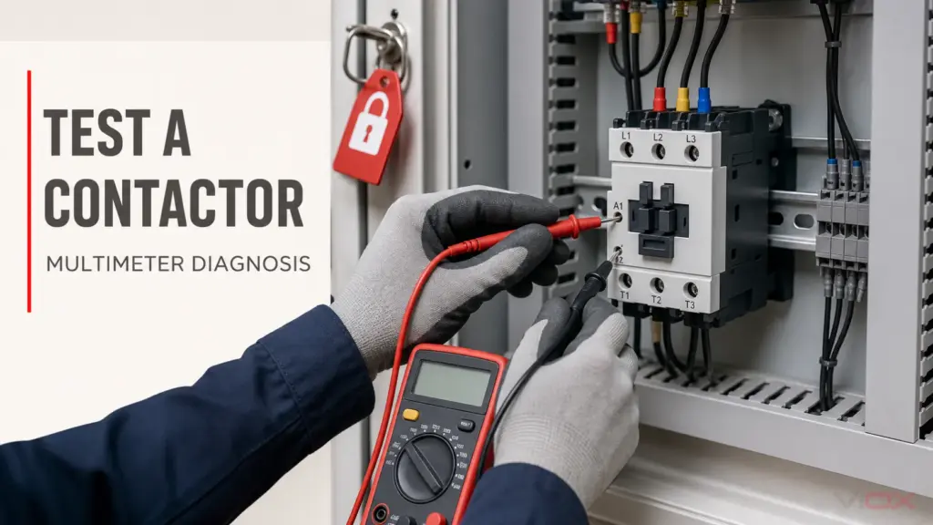 Cách kiểm tra khởi động từ (contactor) bằng đồng hồ vạn năng