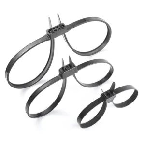 3 Double Loop Cable Ties in different sizes