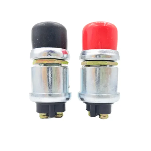 Red&balck Cap 12V 50A Waterproof Switch Push Buttons