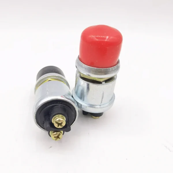 Red&balck Cap 12V 50A Waterproof Switch Push Buttons