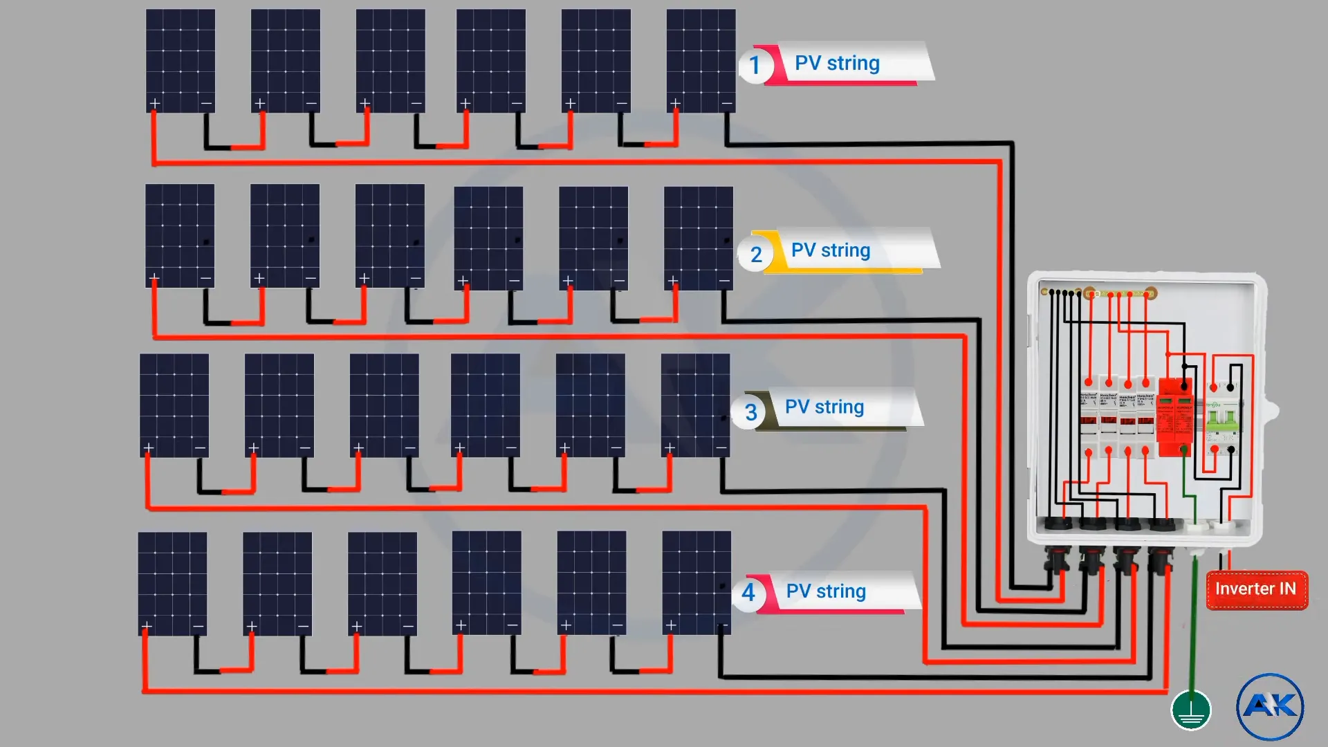 Solar Combiner Box Wiring Diagram01