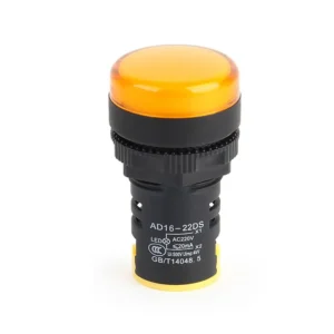 High-Brightness Yellow AD16-22DS Indicator Light