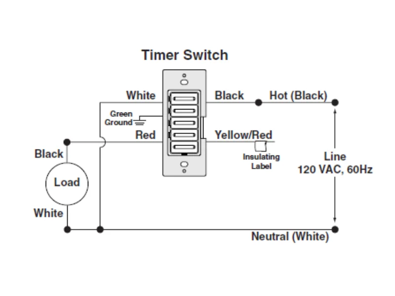 Common Timer Switch Wiring Methods