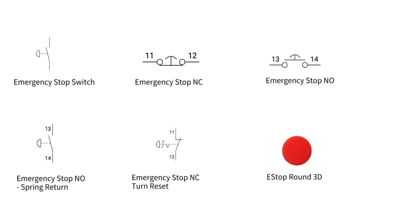 Emergency Stop Button Symbol