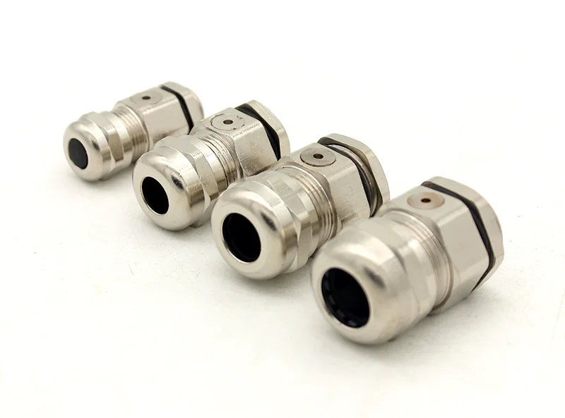 Nickel-Plated Brass Breathable Cable Glands