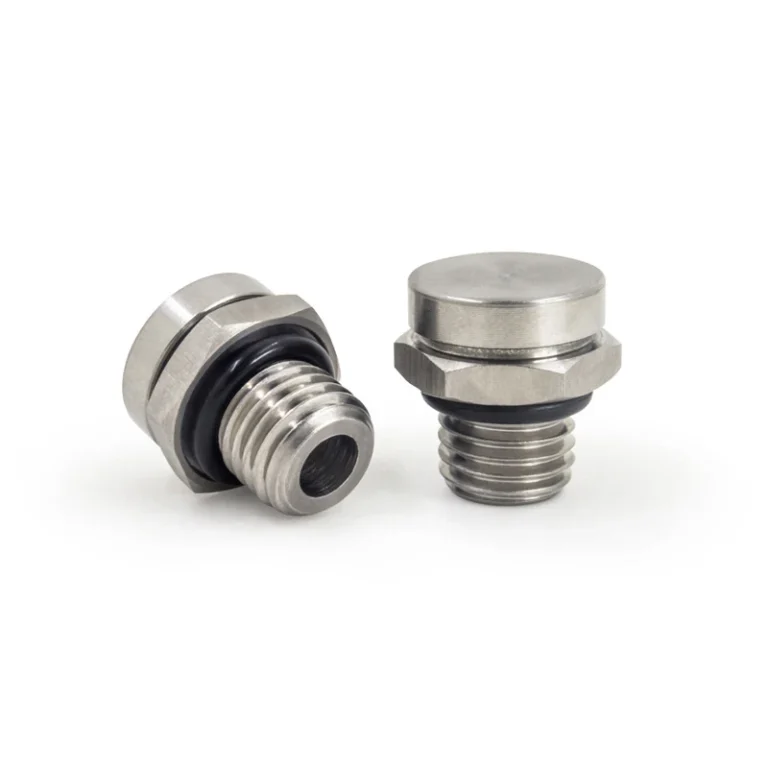 Nickel-plated copper Breather Vent Plug