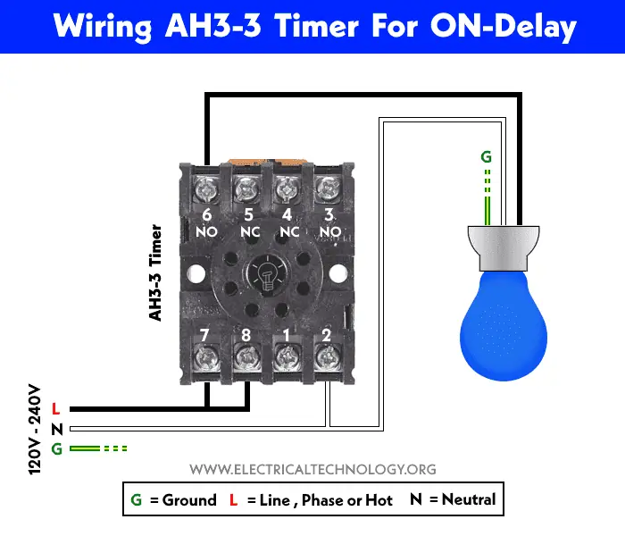 Wiring-AH3-3-Timer-for-ON-Delay