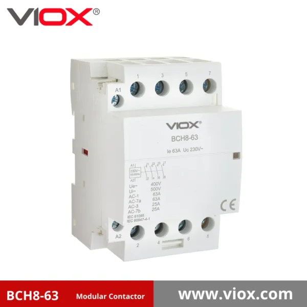 BCH8-63 4P Modular Contactor