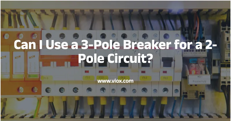 Can I Use a 3-Pole Breaker for a 2-Pole Circuit?