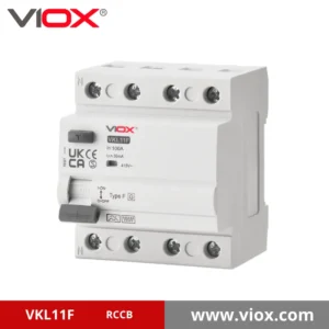 VIOX VKL11F 4P Fehlerstrom-Schutzschalter (RCCB)