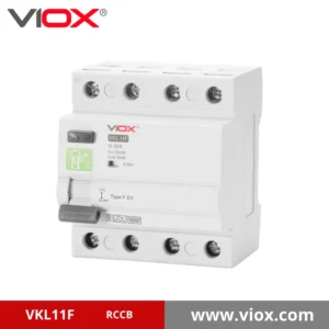 VKL11F Type F EV 4P Residual Current Circuit Breaker (RCCB)