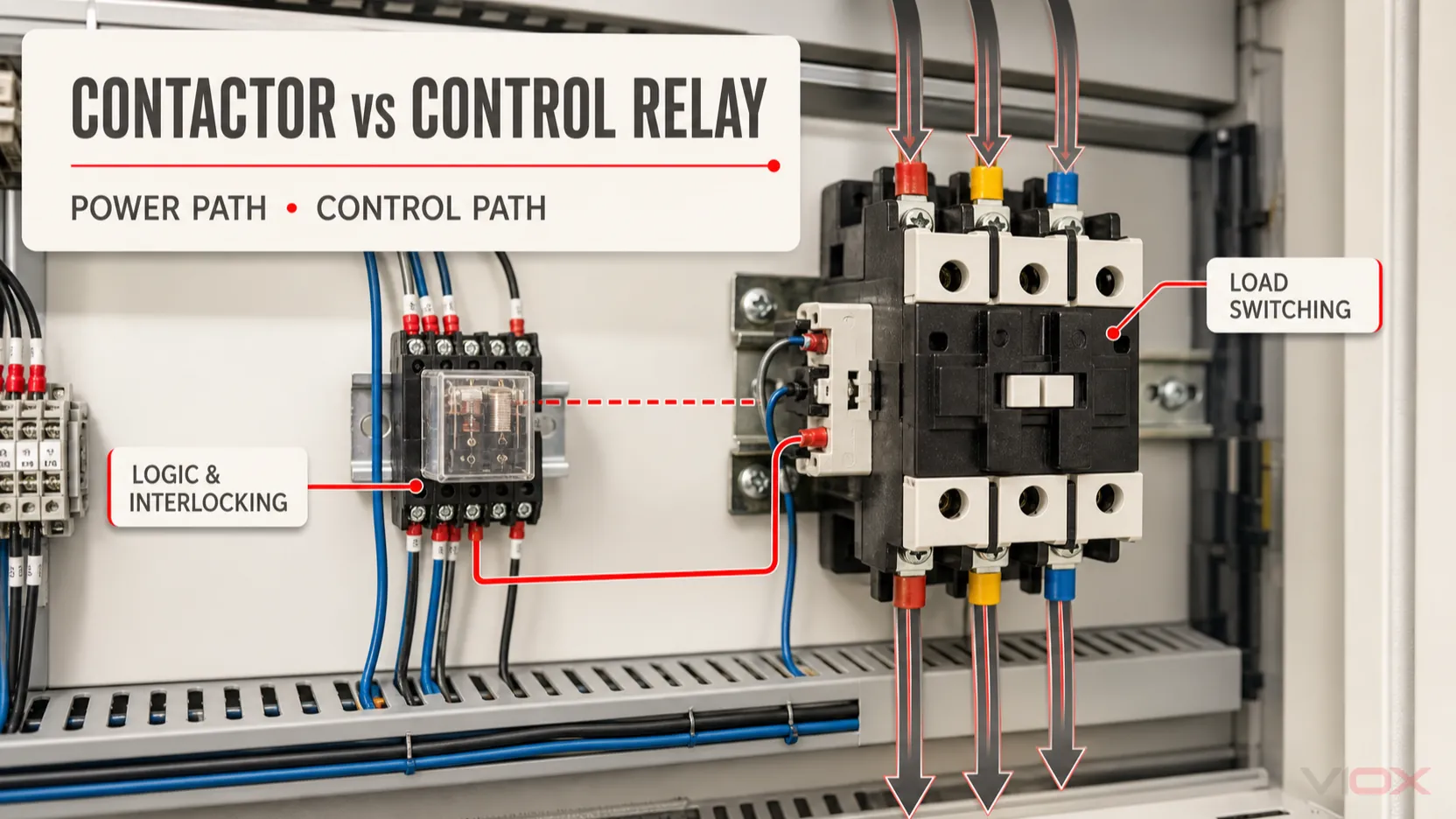 Contactor vs Control Relay: Differences & Selection Guide