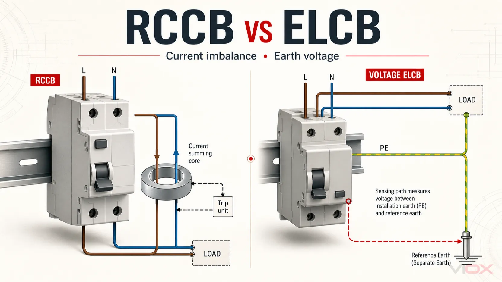 RCCB vs ELCB: Key Differences and Replacement Guide