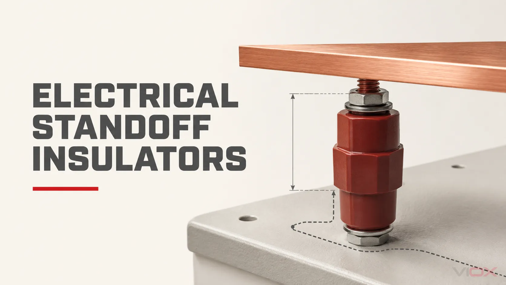ما هو عازل التثبيت الكهربائي (Standoff Insulator)؟ وظائفه وأنواعه
