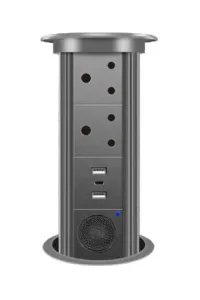 Double A15 Rounded socket+ USB+Bluetooth audio