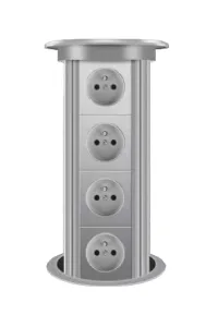 Four-position French socket