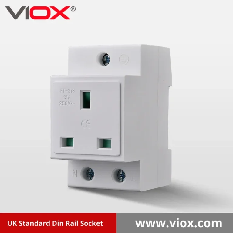UK Standard DIN Rail Socket