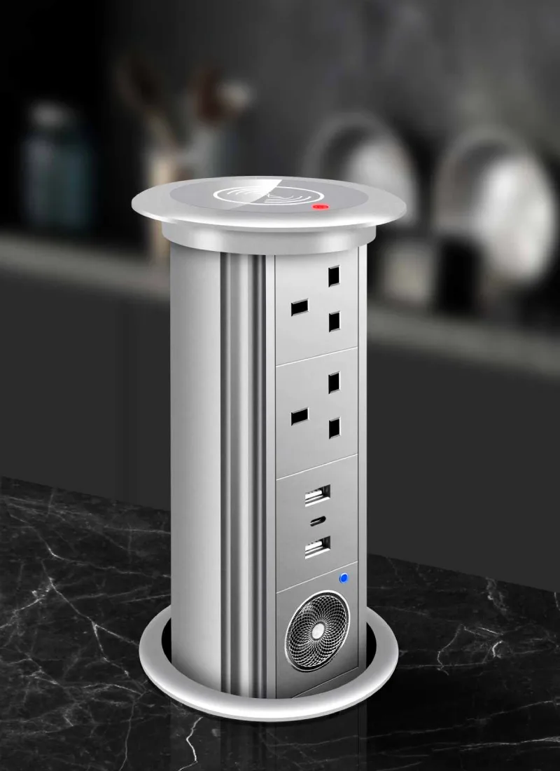 kspace grays lifting pop up socket