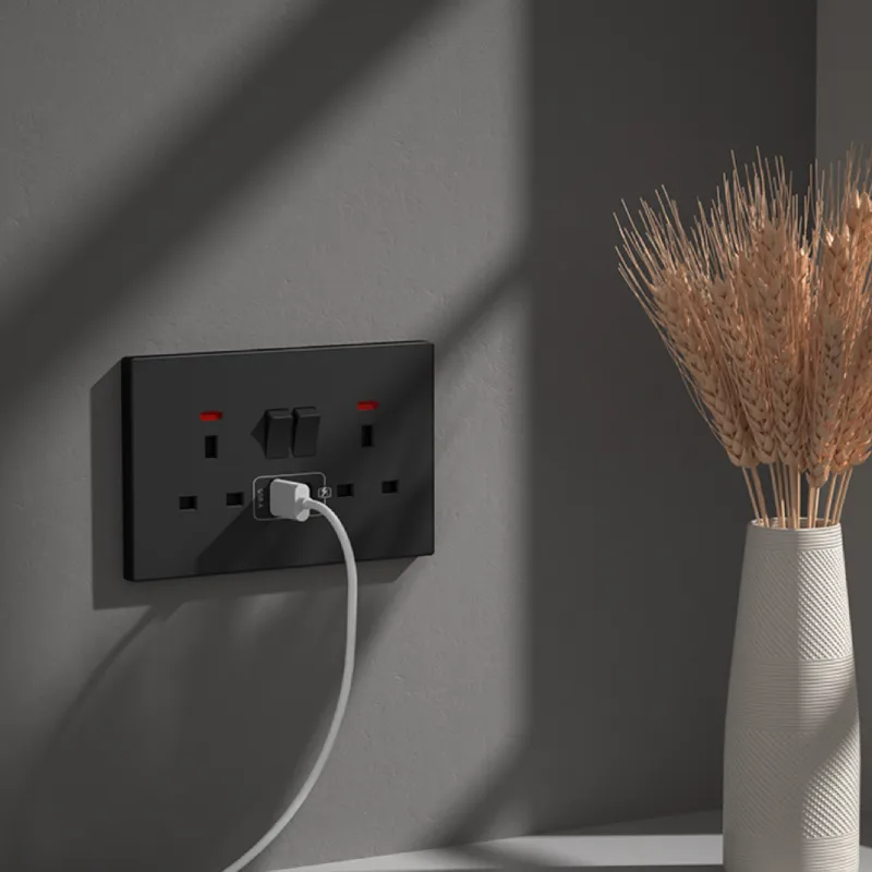 Mysterious Black UK Switch and Socket