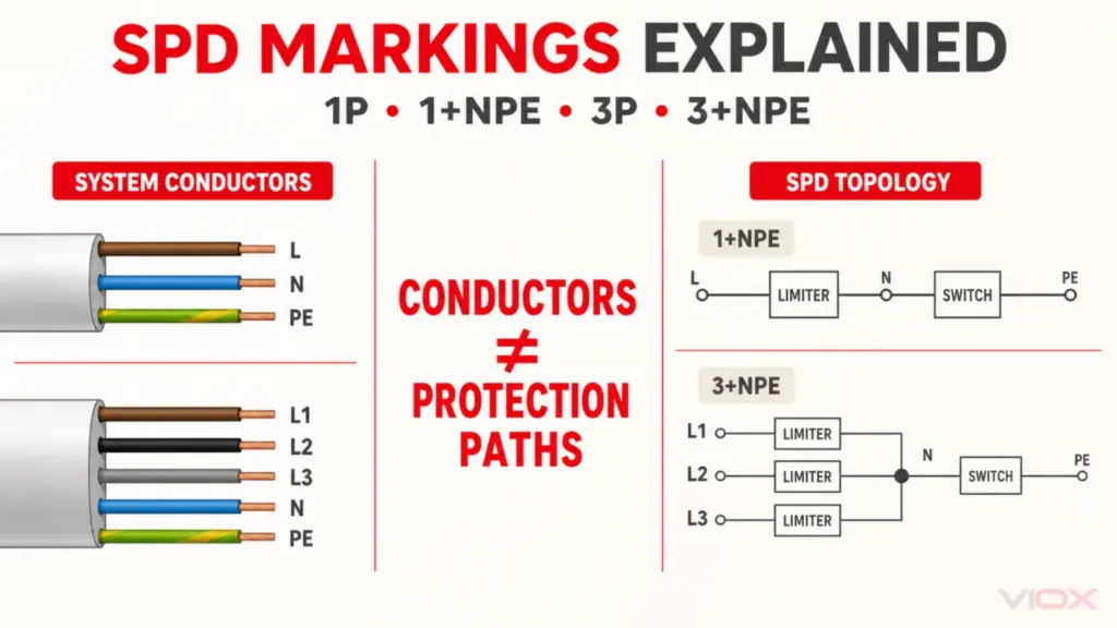 1P vs 1+NPE vs 3P vs 3+NPE SPD: Topology, Wiring and Selection