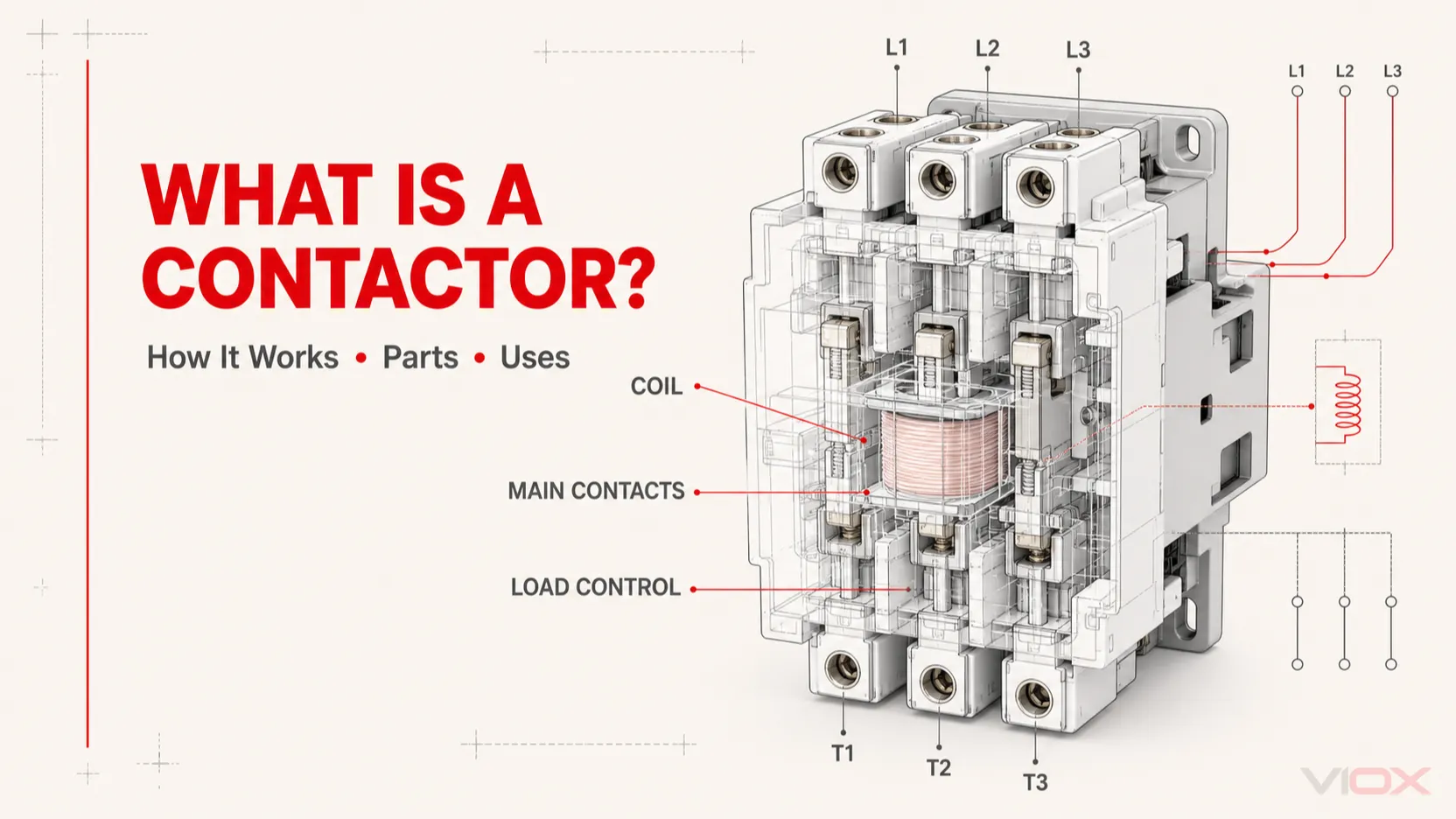 What Is a Contactor? How It Works, Parts, Types & Uses