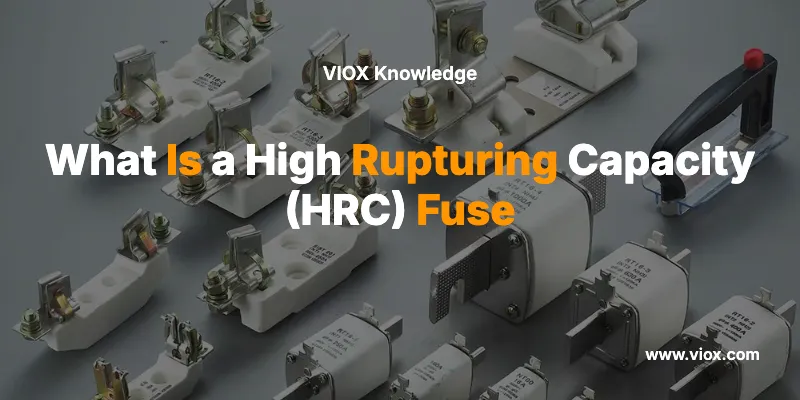 What Is a High Rupturing Capacity (HRC) Fuse
