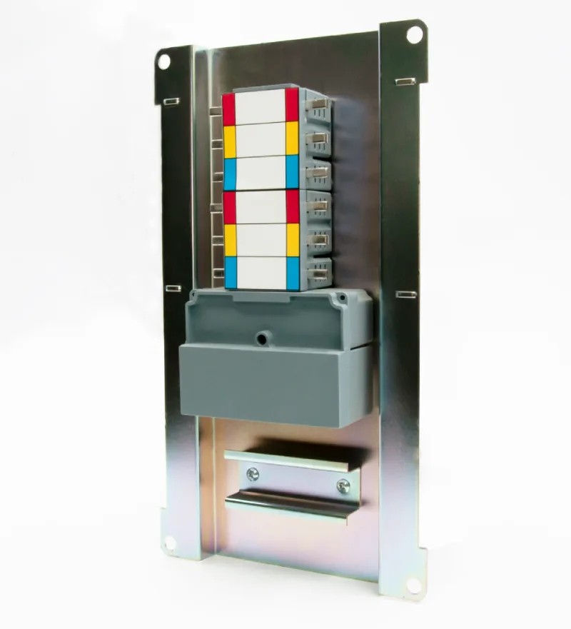 pan assembly on panel