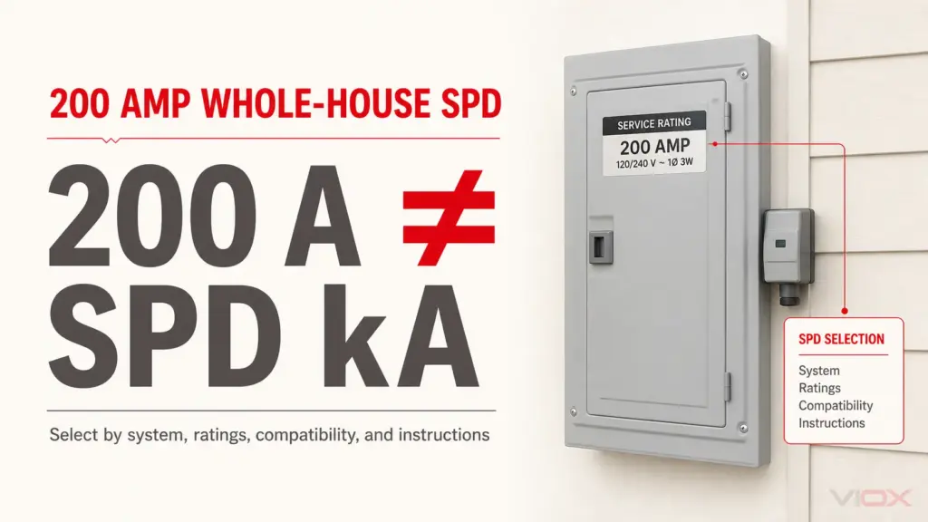 What Size Surge Protector for a 200 Amp Service?