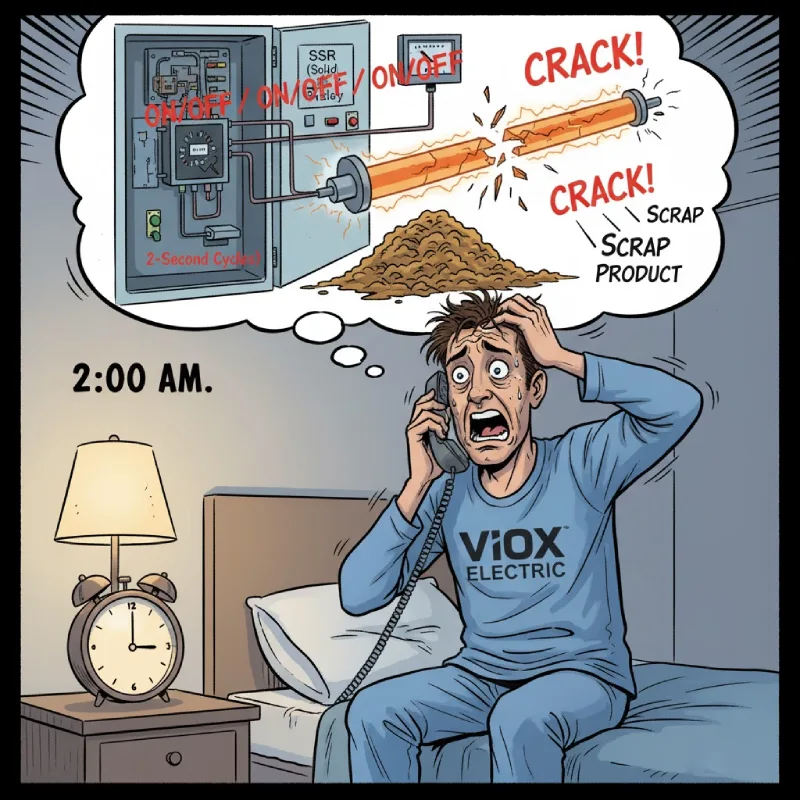 nightmare-inducing comic-book illustration of the engineer's 2 AM realization