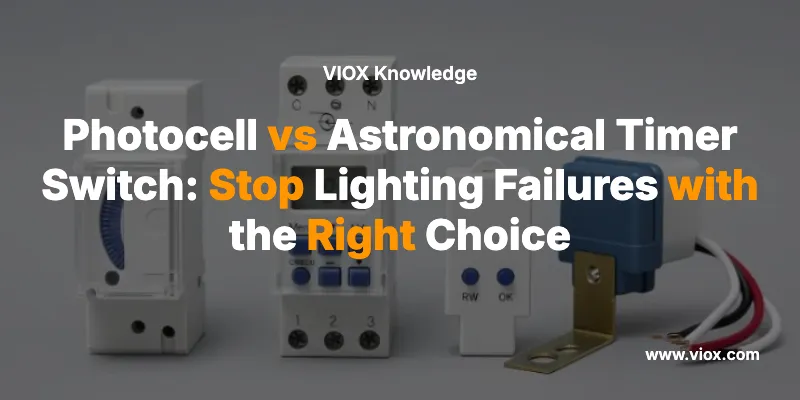 Photocell vs Astronomical Timer Switch: Stop Lighting Failures with the Right Choice