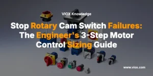 Stop Rotary Cam Switch Failures: The Engineer's 3-Step Motor Control Sizing Guide