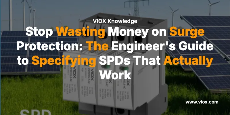 Stop Wasting Money on Surge Protection: The Engineer's Guide to Specifying SPDs That Actually Work