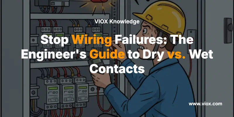 Stop Wiring Failures: The Engineer's Guide to Dry vs. Wet Contacts