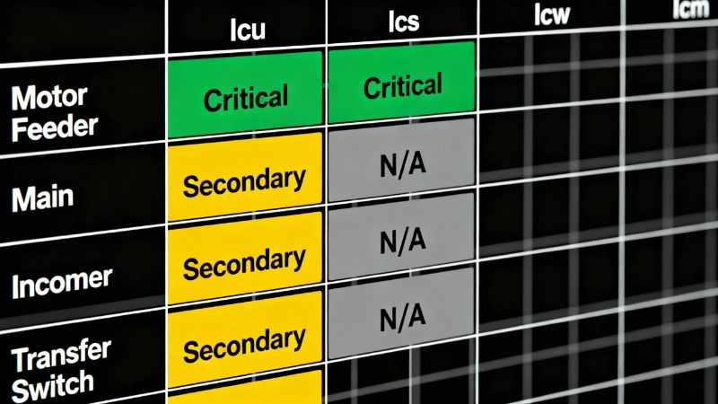 Application-Specific Ratings Matrix
