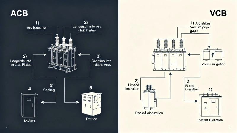 Arc quenching mechanisms