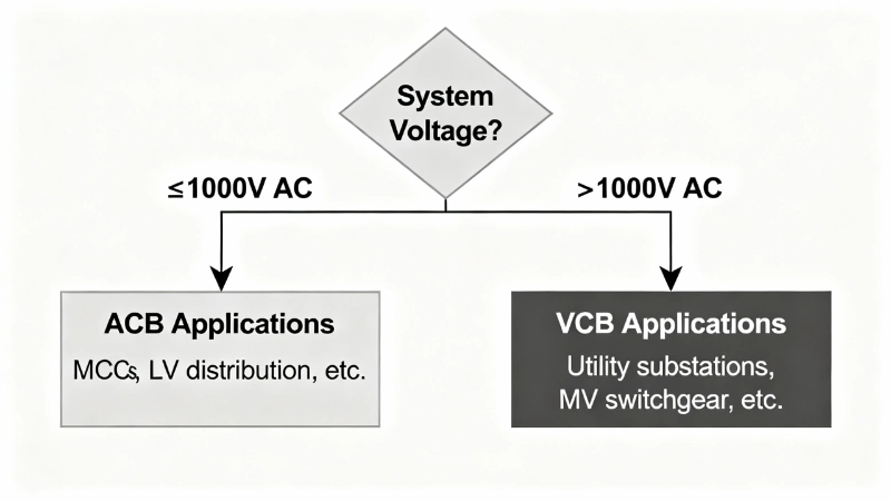Circuit breaker selection flowchart