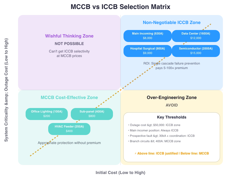 Cost-Benefit Analysis MCCB vs ICCB