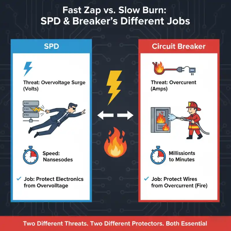 Fast Zap vs. Slow Burn: SPD & Breaker's Different Jobs.