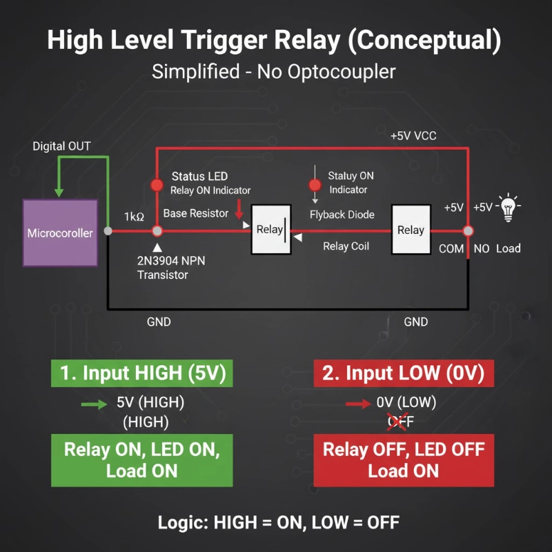 High Level Trigger Relay (Conceptual)