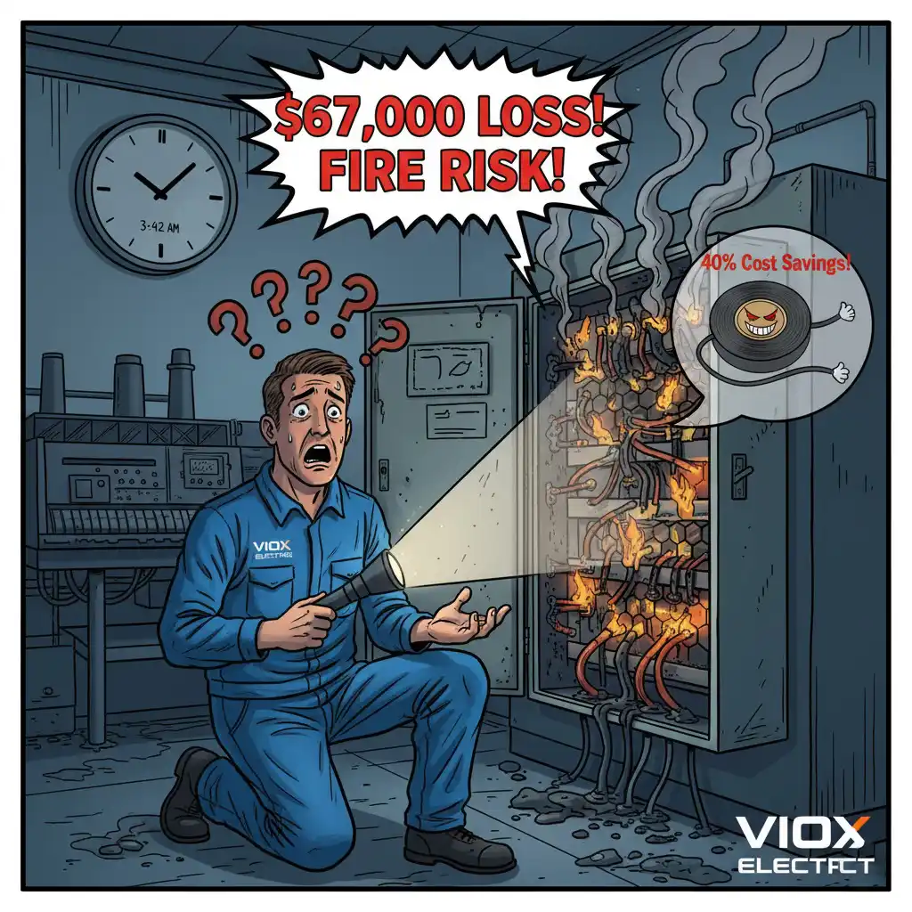 Main line down. Panel's smoking.webp